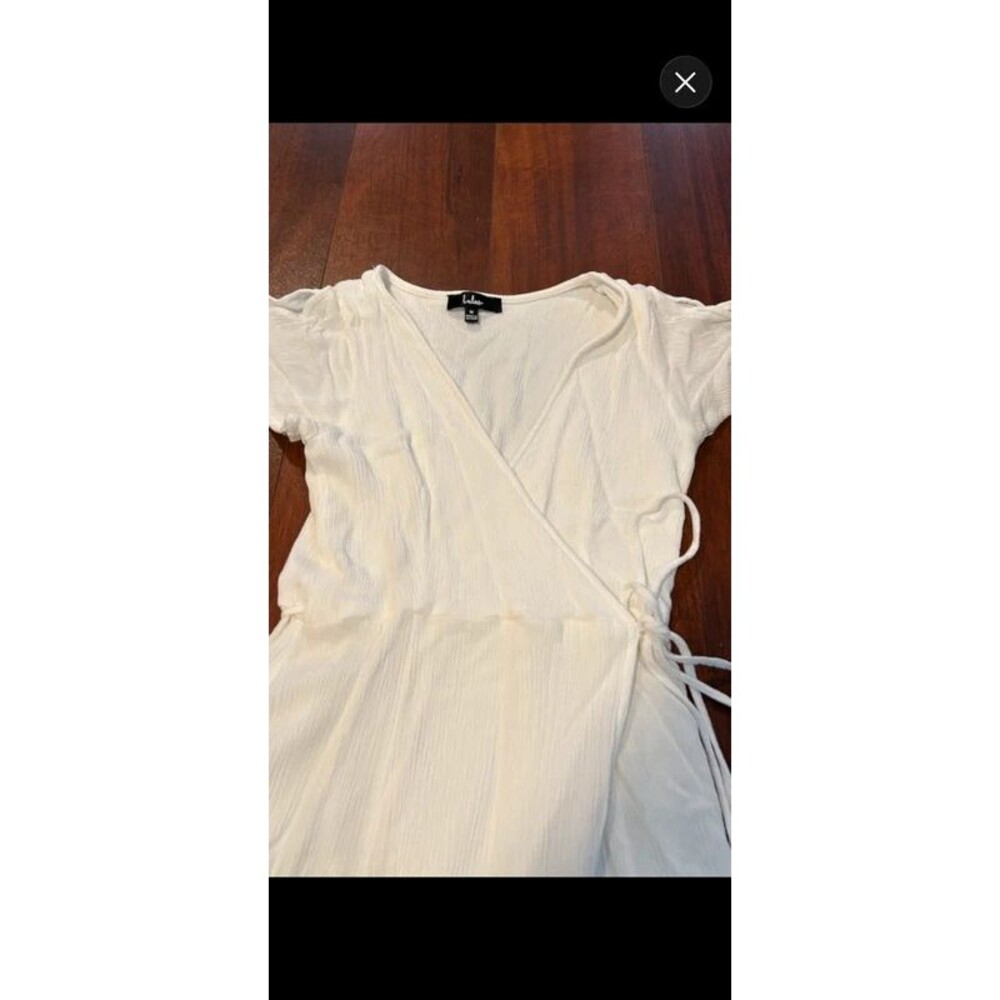 Bridal maxi wrap dress